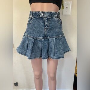 Wild Fable Blue Denim Skirt